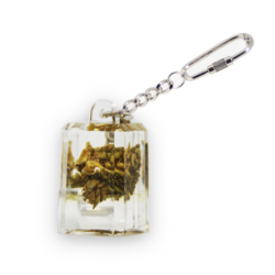 Porte-clé fleur de weed