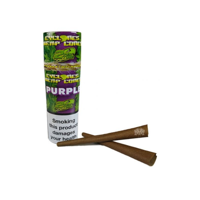 Cônes Blunt Purple - Cyclones Hemp