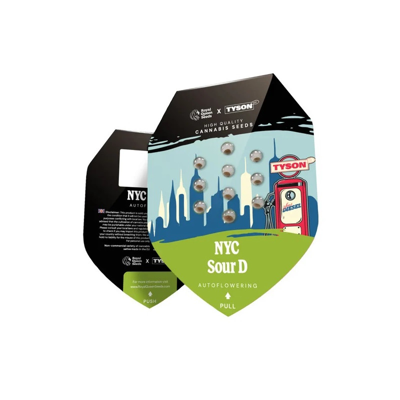 NYC Sour D Auto Strain - Royal Queen Seeds (Tyson 2.0) NYC Sour D Auto Strain - Royal Queen Seeds (Tyson 2.0)