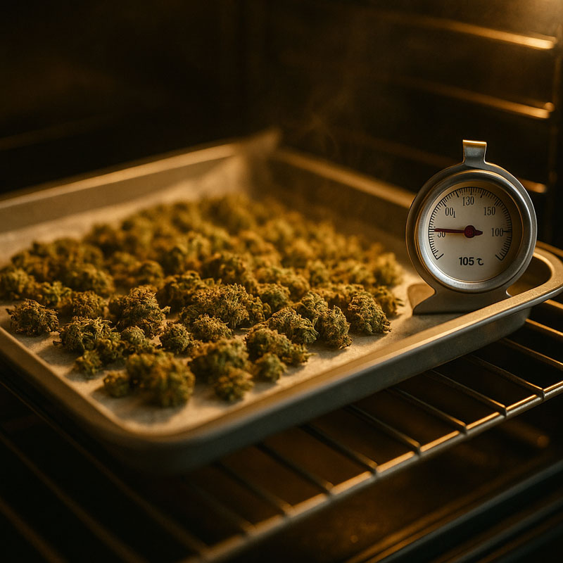 Décarboxylation du cannabis